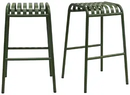 Modern Metal Stool - Set of 2 - Enid