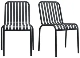 Modern Metal Chair - Set of 2 - Enid