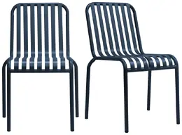 Modern Metal Chair - Set of 2 - Enid