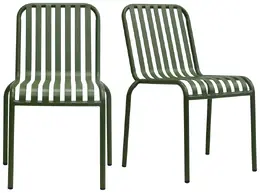 Outdoor Stacking Chair - Set of 2 - Enid
