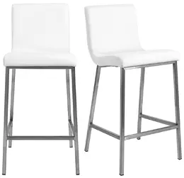 Modern Minimalist Counter Stool - Set of 2 - Scott