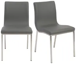 Modern Minimalist Side Chair - Set of 2 - Scott