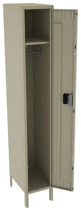 Tall Single Locker with Legs - Standard