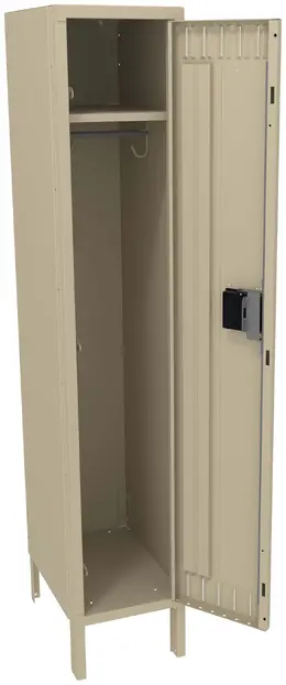 Wide Single Locker with Legs - Standard