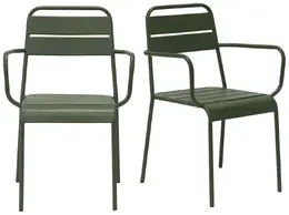 Modern Minimalist Armchair - Set of 2  - Rosco