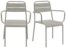 Modern Outdoor Chair - Set of 2 - Rosco