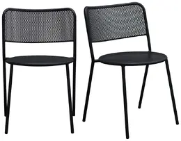 Modern Industrial Side Chair - Set of 2 - Nansen