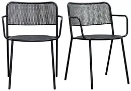 Modern Outdoor Chair - Set of 2 - Nansen
