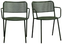 Modern Outdoor Chair - Set of 2 - Nansen