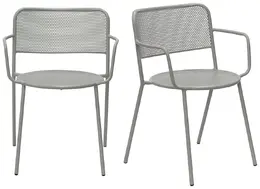 Modern Outdoor Chair - Set of 2 - Nansen