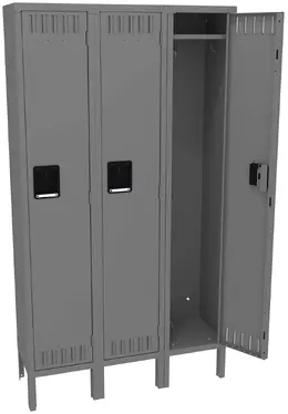Triple Lockers with Legs - Standard