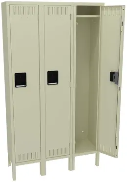 Triple Lockers with Legs - Standard Series