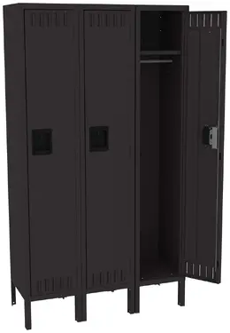 Triple Lockers with Legs - Standard Series