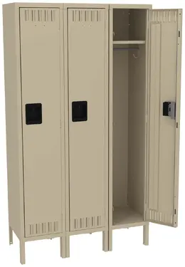 Triple Lockers with Legs - Standard Series
