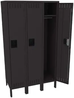 Wide Triple Lockers with Legs - Standard