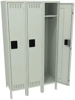Wide Triple Lockers with Legs - Standard