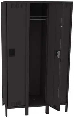 Large Triple Lockers with Legs - Standard