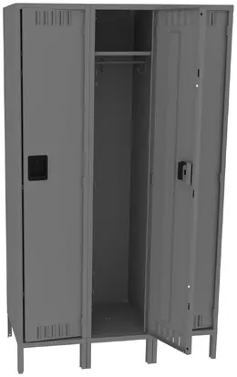 Large Triple Lockers with Legs - Standard