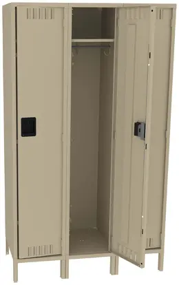 Large Triple Lockers with Legs - Standard