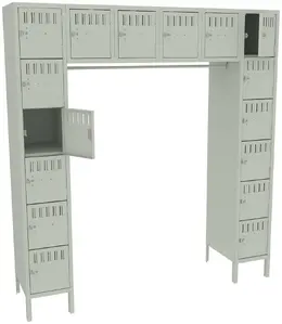 Open Frame Lockers with Legs - Standard