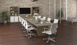 Boat Shaped Conference Table - Potenza