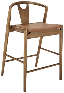 Nordic Modern Counter Stool - Blanche