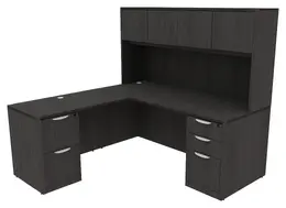 L Shaped Desk with Storage - HL