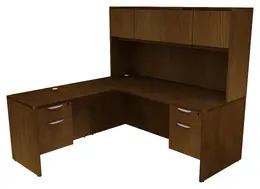 L Shaped Desk with Storage - HL