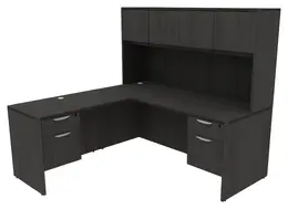 L Shaped Desk with Storage - HL