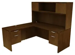 L Shaped Desk with Storage - HL