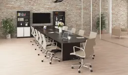 Boat Shaped Conference Table - Potenza