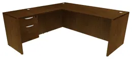 L Shaped Desk with Drawers - HL