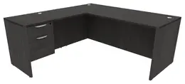 L Shaped Desk with Drawers - HL