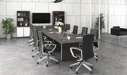 Boat Shaped Conference Table - Potenza