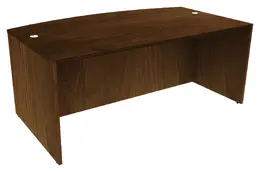 Bow Front Desk Shell - HL