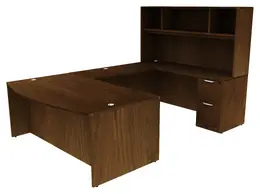 Bow Front U-Shaped Desk - HL
