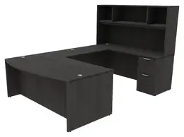 Bow Front U-Shaped Desk - HL