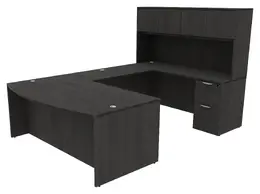 U-Shaped Desk with Hutch - HL