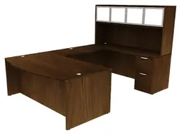 U-Shaped Desk with Hutch - HL