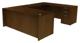 Bow Front U-Shaped Desk - HL