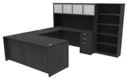 U-Shaped Desk with Hutch - HL