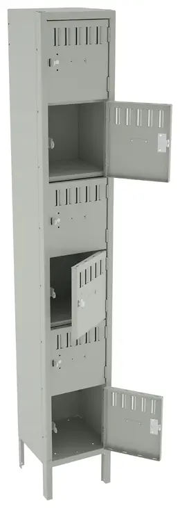 Six Box Lockers with Legs - Standard