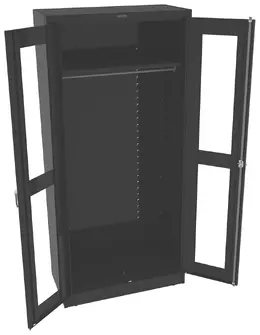 Wardrobe Cabinet with See Through Doors - Deluxe