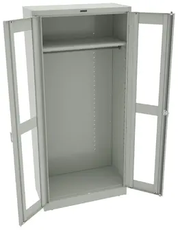 Wardrobe Cabinet with See Through Doors - Deluxe