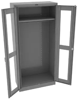 Wardrobe Cabinet with See Through Doors - Deluxe