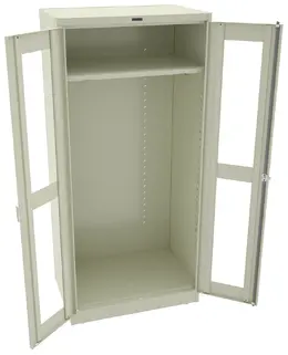 Wardrobe Cabinet with See Through Doors - Deluxe