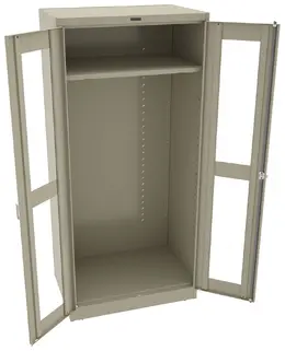Wardrobe Cabinet with See Through Doors - Deluxe