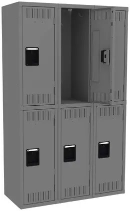 Three Double-Tier Lockers - Standard