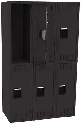 Three Double-Tier Lockers - Standard