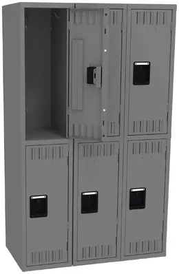 Three Double-Tier Lockers - Standard